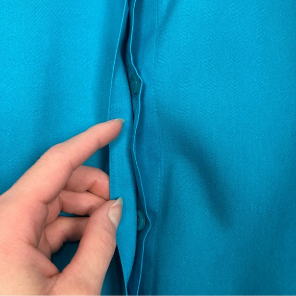 Chico’s No-Iron Cotton Stain Shield Shirt Women’s Size XL Button Front Classic - Picture 4 of 9